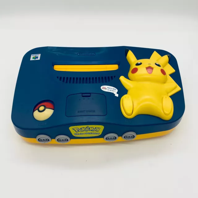 N64 Konsole Nintendo 64 Pikachu Edition Spielekonsole Ersatzkonsole ohne Zubehör