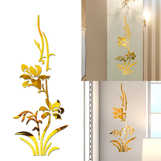 Adesivi Murali A Specchio A Farfalla - 19 Pezzi Con Raschietto, Argento, Per Decorazione Parete - Foto 6