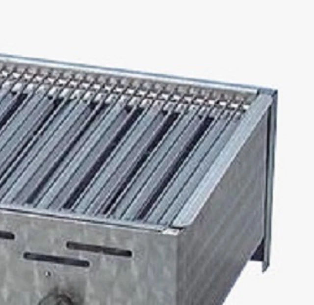 Partygrill Gasgrill Gastrobräter Edelstahl 6 flammig mit Rost, 114 x 53 x 27 cm 3