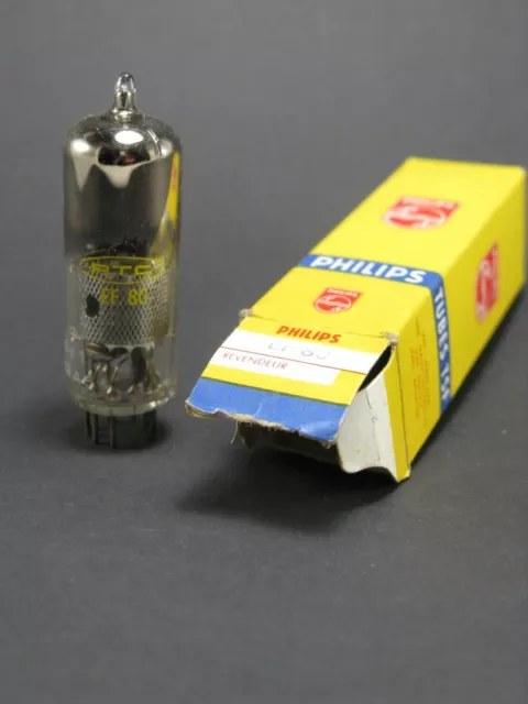 1 tube electronique PHILIPS RTC EF80 /vintage valve tube amplifier/NOS  -
