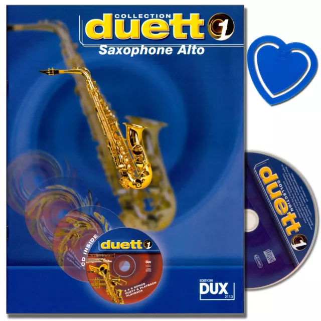 Duett Collection Band 1 mit CD - Altsaxophon Noten - D2113 - 9783934958678