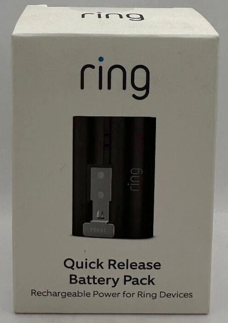 V4 Rechargeable Battery For Ring Doorbell & Cams – 3.65V 6040mAh For Doorbell 2/3/4, Spotlight Cam, Stick Up Cam | Quick Release