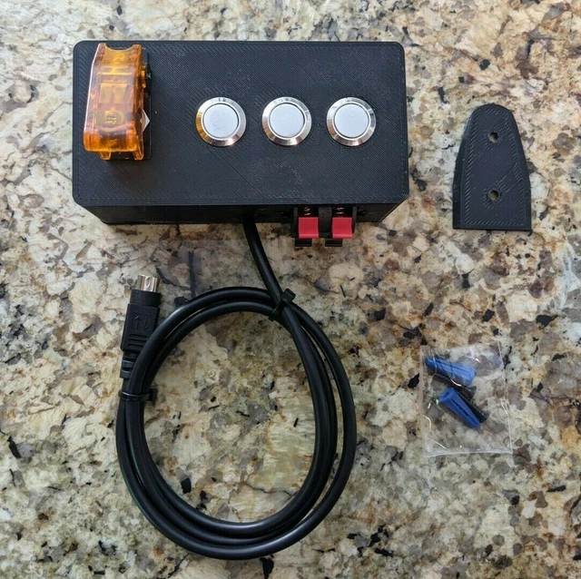 Customizable Apex Neptune Breakout Box Lighted Switch Push Button Push Terminal