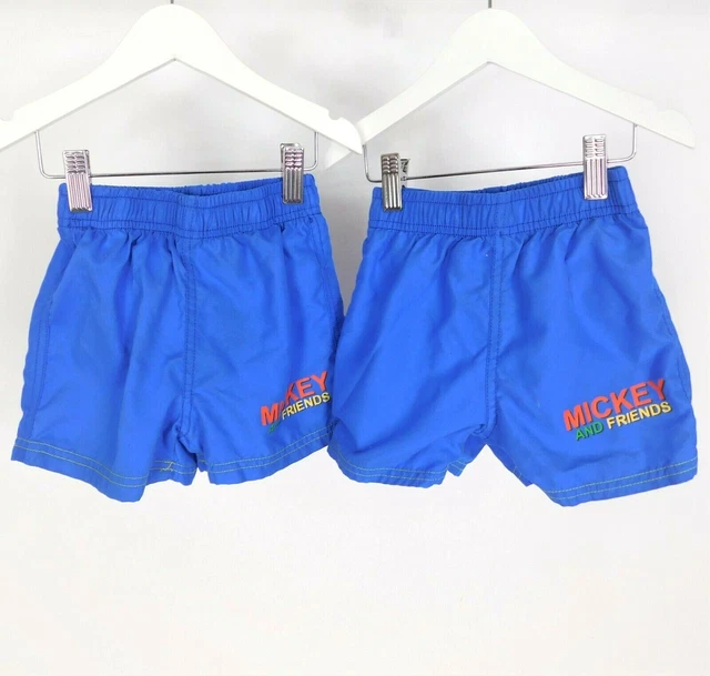 Pacchetto pantaloncini da nuoto Disney Topolino età 3 anni gemelli blu