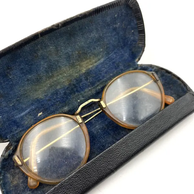 Montatura occhiali vintage per bambini oro e marrone - solo montatura B11