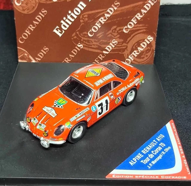 Décalcomanies Renault Alpine A110 Macadam Tour De Corse 1/43 – Modélisme Auto