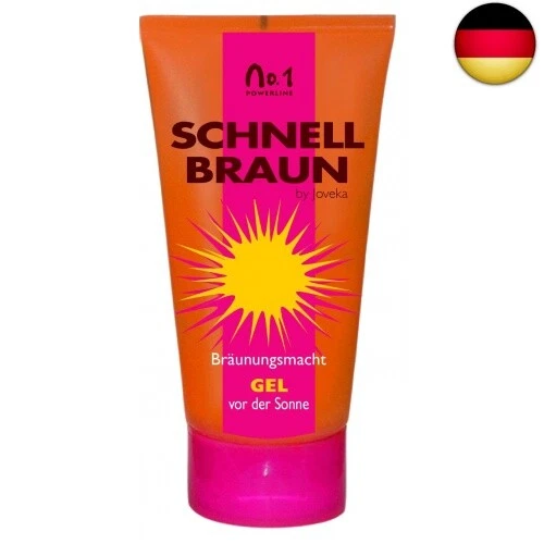 Joveka Schnellbraun Gel, Bräunungsintensivierer, 150 ml, 1-er Pack