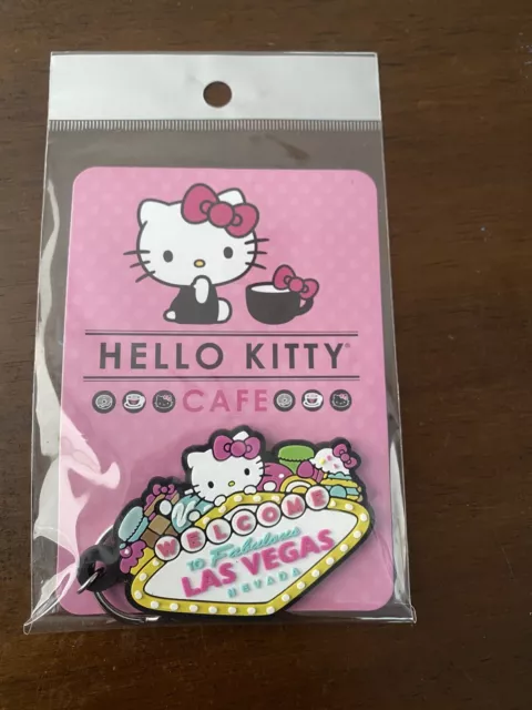 NEW Hello Kitty Cafe Las Vegas Keychain Vegas Exclusive Limited