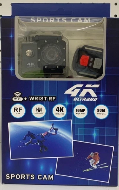 Ultra HD 4K Action Camera H9R WiFi 12MP 2 "LCD 30M impermeabile 170D telecomando