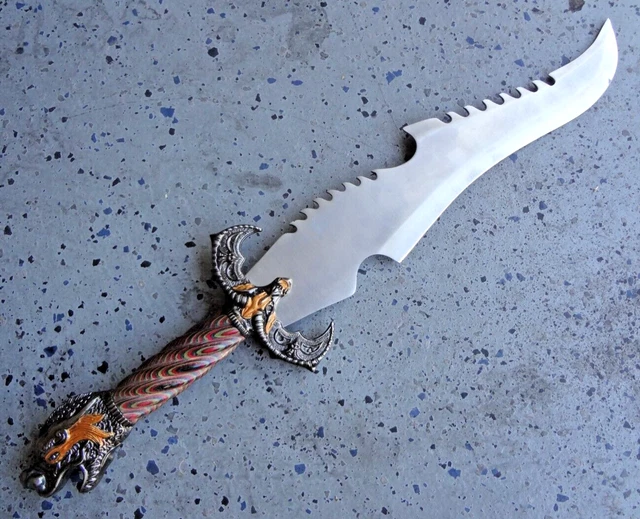 JIM FROST CUTLERY Dragon Slayer Knife Fantasy Sword 14" Blade 22" long