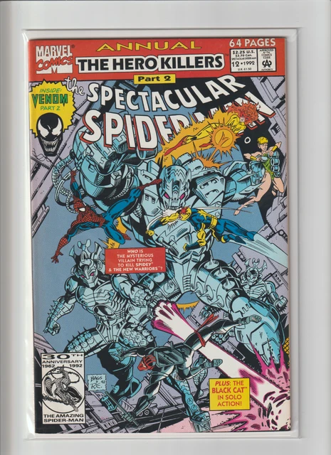 Spectacular Spider-Man Annual #12 1992 Marvel 1ST Venom solo story