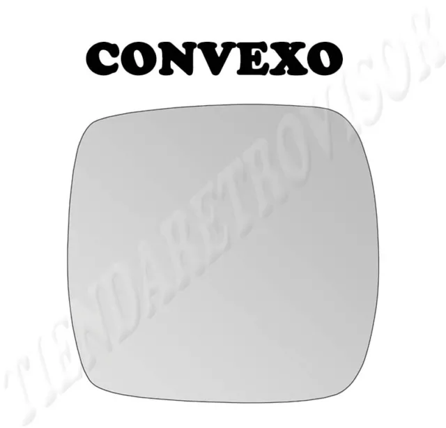 CRISTAL RETROVISOR PARA RENAULT KANGOO 2008-2012 CONVEXO Izquierdo(Conductor)