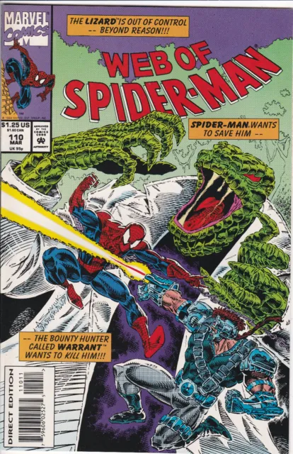 Web of Spider-Man #110 Vol. 1 (1985-1998, 2012)Marvel Comics,Direct
