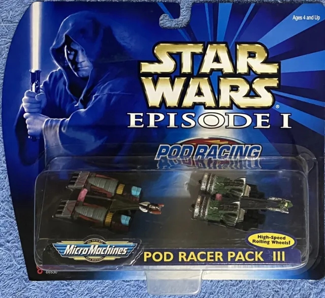 Star Wars Episode I Micro Machines Pod racer pack  III - preowned