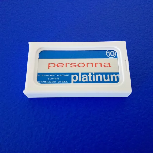 Personna Platinum Double Edge Safety Razor Blades Shave 10 Blade Pack Multi Qty