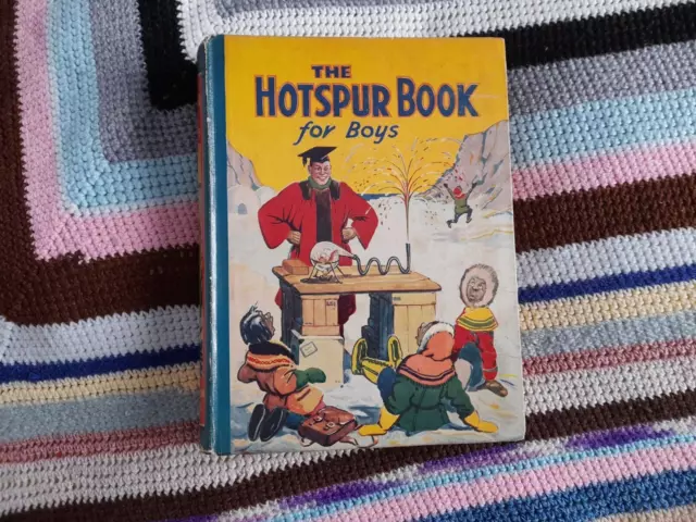 The Hotspur Book for Boys 1935 Hardback Illustrated DC Thomson Box 26