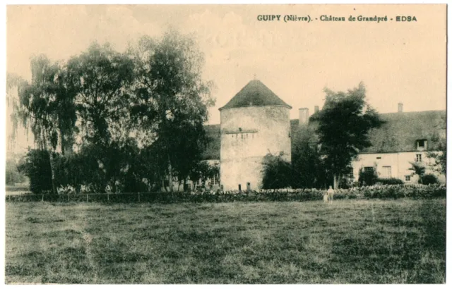 CPA 58 - GUIPY (Nièvre) - Château de Grandpré - Edsa