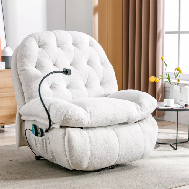 Ruhesessel Elektrisch Massagesessel Fernsehsessel Relaxsessel mit Wärmefunktion