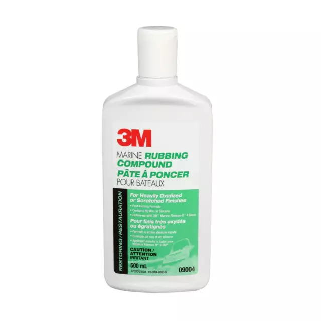 Compuesto de frotamiento bronceado 3M Marine 09004 (16,9 fl oz/500 ml)