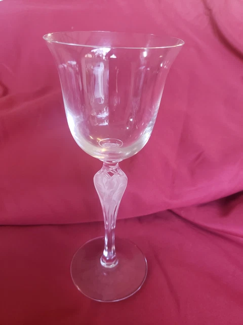 Signed Igor Carl Faberge Crystal Wine Glass Russian Ballerina ANNA PAVLOVA NICE!