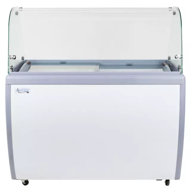 Curved Glass Ice Cream Dipping Cabinet - 49"