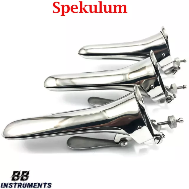 Speculum Spekulum Cusco Vaginal Entenschnabel Gynäkologie Frauenarzt XS S M L