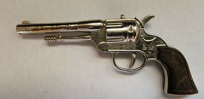 Vtg Mini Rayo Miniature Toy Cap Gun Single Shot Revolver Cowboy Wild West Metal 14 72 Picclick