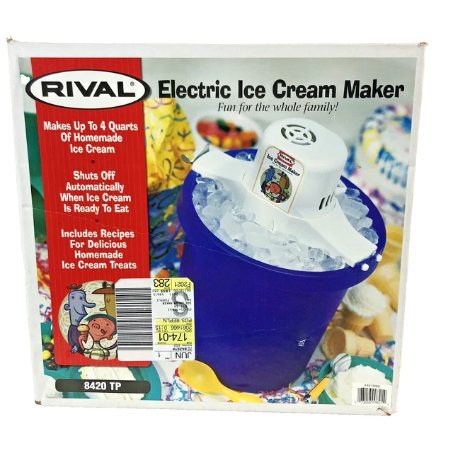 Rival 6 qt ice cream 2025 maker