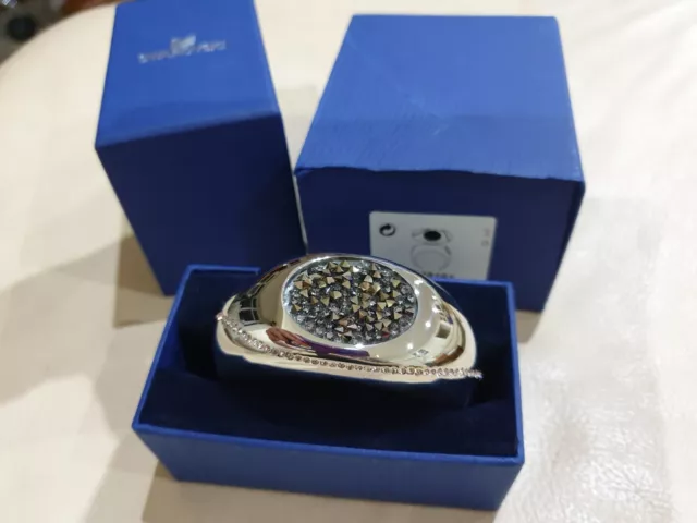 Swarovski Silver Cuff Bangle