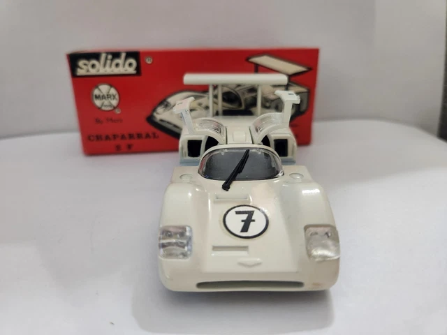 Modèle Réduit Chaparral 2F Solido échelle 1:43 - Voiture Des 24h Du Mans - Blanc - Occasion - Fabriqué En France