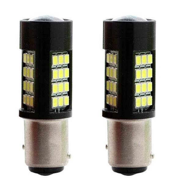 Samsung 1157 2057 BAY15D LED 42 SMD Projector Lense Tail Brake Light Bulbs W225