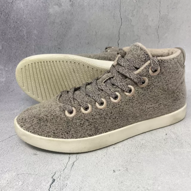 Allbirds Womens Wool Piper Mids Gray Casual Shoes Sneakers Size 7 M Lace up