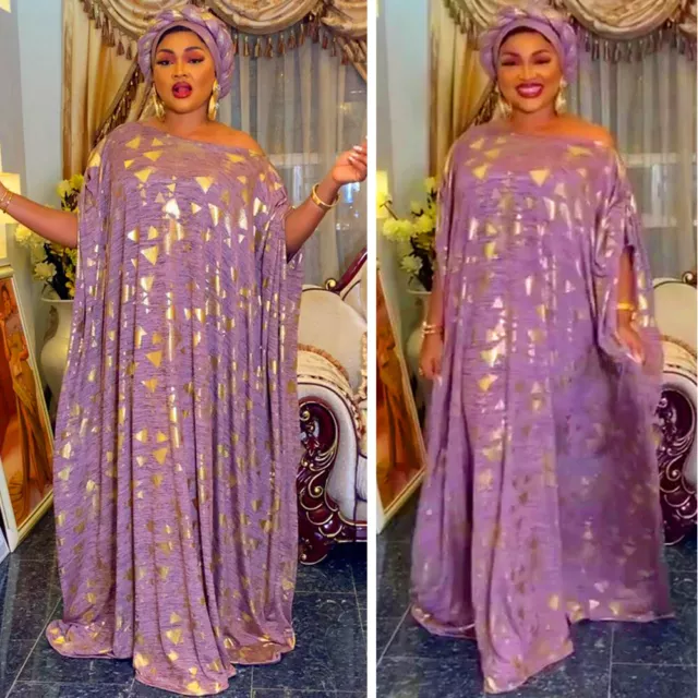 Moroccan Kaftan Dubai Abaya Women Muslim Maxi Dress African Dashiki Gown Jilbab