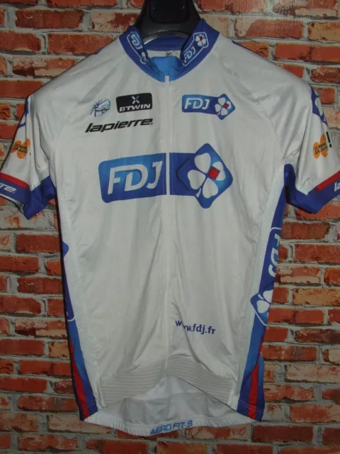 FDJ FRANCAISE DES JEUX MAGLIA BICI CICLISMO SHIRT MAILLOT CYCLISM tg. L