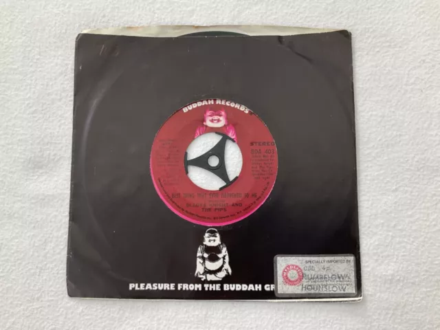 Glady's Knight And The Pips 1974 Best Thing That Ever Happened To Me 7" Vinyl