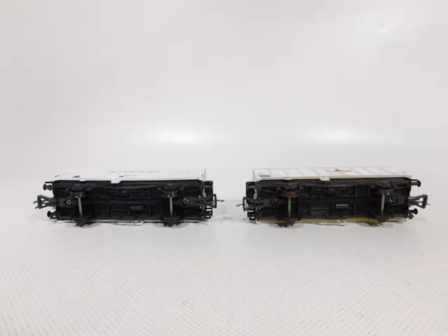 DM169-0, 5 #2x Liliput H0 Dc Freight Car Refrigerator DB North Sea Interfrigo Sg 3