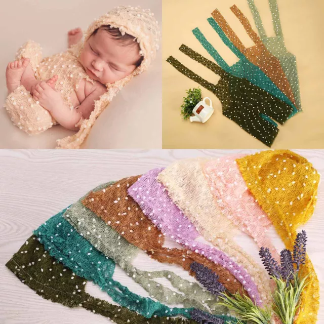 Newborn Baby Crochet Knit Costume Photo Photography Prop Outfit Diamond Check UK