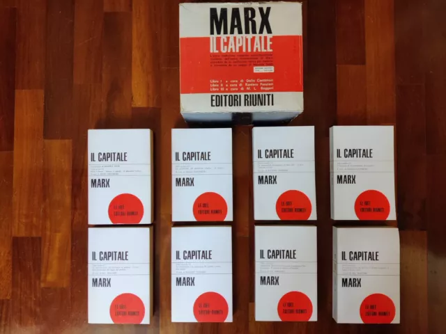 Il Capitale di Karl Marx - Edizione Integrale 8 volumi - Editori Riuniti - 1972