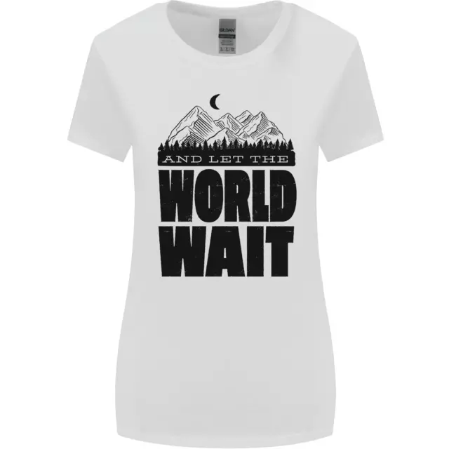 Mountain World Wait Hiking Trekking Walking Womens Wider Cut T-Shirt