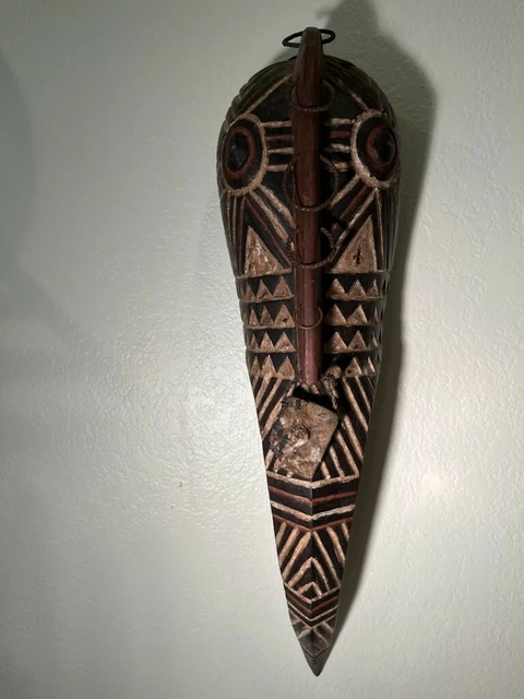 African Bird Mask BWA tribe (Burkina Faso) Authentic very large specimen