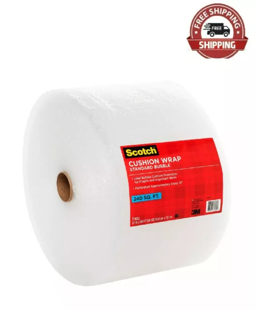 Scotch Cushion Wrap, 12" x 240' Roll, 240 sq. ft.'