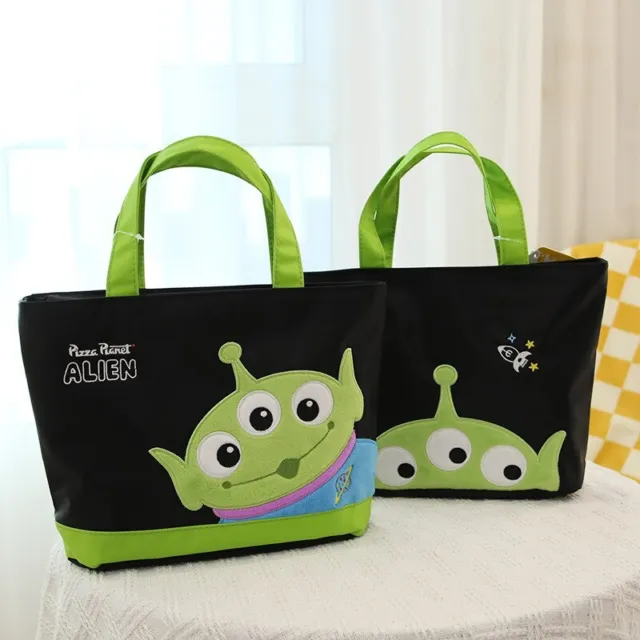 Toy Story Pizza Planet Alien Cartoon Storage Bag Picnic Bag Handbag Lunch Box