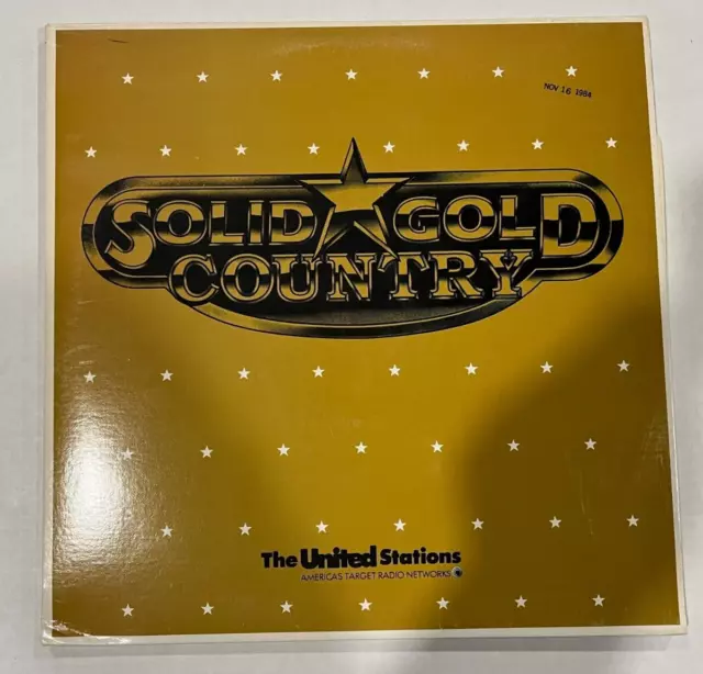 Solid Gold Country  11/16/1984  - Radio Station Music Show 3 LP Vinyl +