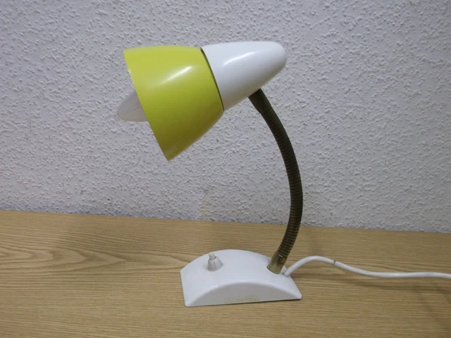 60/70er Tischlampe Leuchte Flexarm Messing lamp mid century 60s 70s Vintage