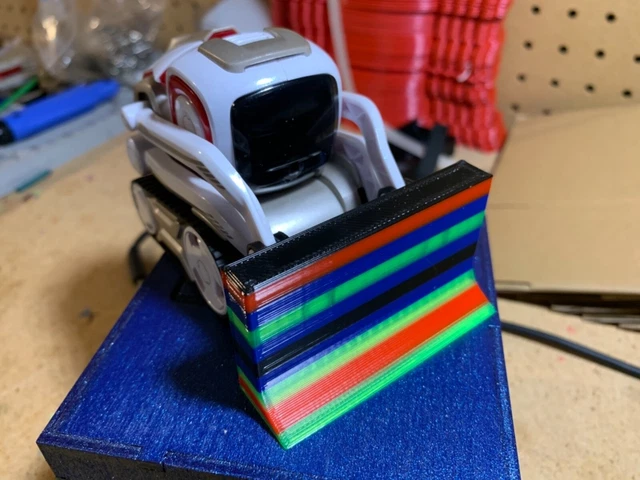 Cozmo & Vector By Anki robot, 3D printed Bulldozer blade (4 color)