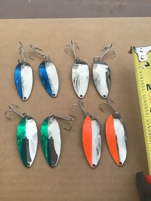 11) VINTAGE NEW DISCONTINUED COLORS LITTLE CLEO SPOONS FISHING