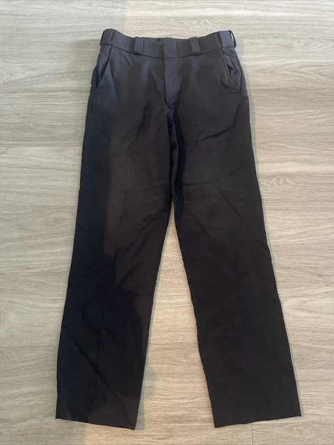 Dark Navy Blue Mens 32R Elbeco Polyester Uniform Pants