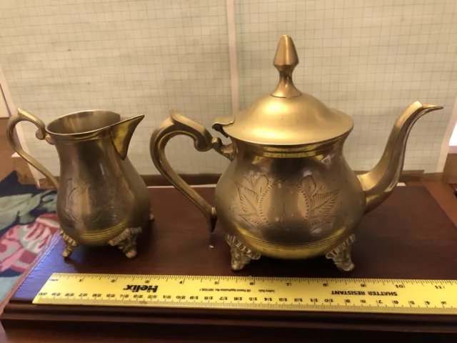 E P N S Teapot And Milk Jug Vintage Plus