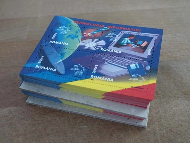 2004 Rumänien; 200 Blocks Informationstechnologie, **/MNH, Bl. 336, ME 1100,-
