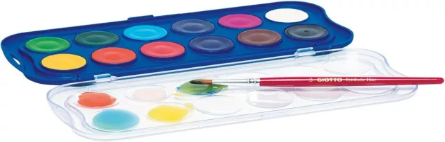 Giotto Confezione 12 Acquerelli ø, Multicolor, 30 Millilitri 3